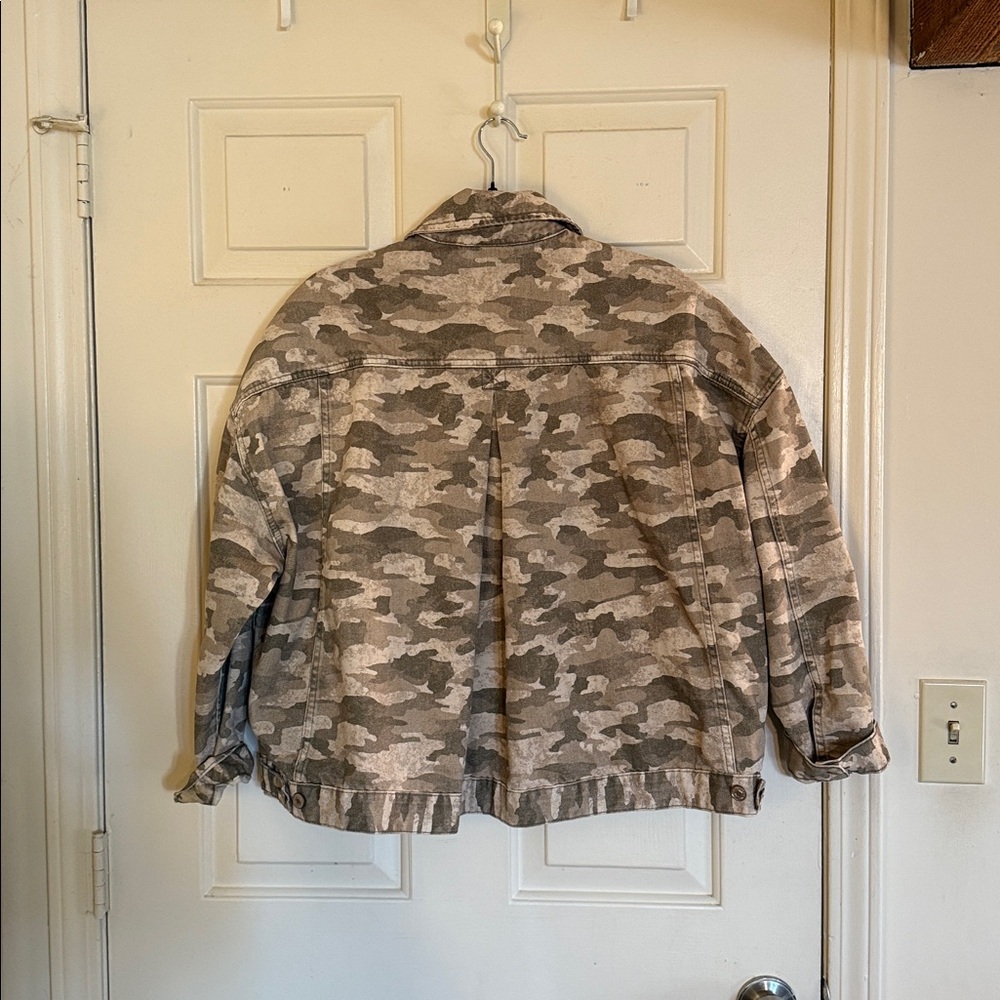 We The Free Opal Swing Printed Denim Jacket Free People - Picture 7 of 10